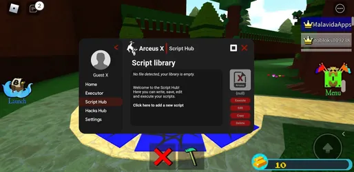 Arceus X V3 screenshot