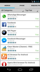 Mobile App Store screenshot