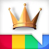 King follower and likes logo