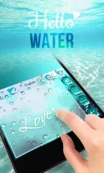 GO Keyboard Theme Water screenshot