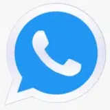 Blue WhatsApp logo